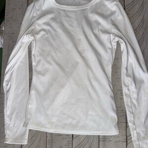 Elegant White Long Sleeve Tee